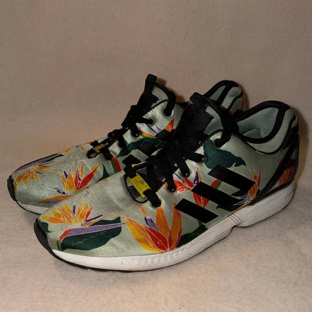 Adidas Torsion Birds of Paradise Blue Shoes Men’s Size 12